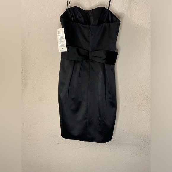 NWT A.B.S. by Allen Schwartz Collection Black Strapless Cocktail Dress Size 4 - Picture 10 of 12
